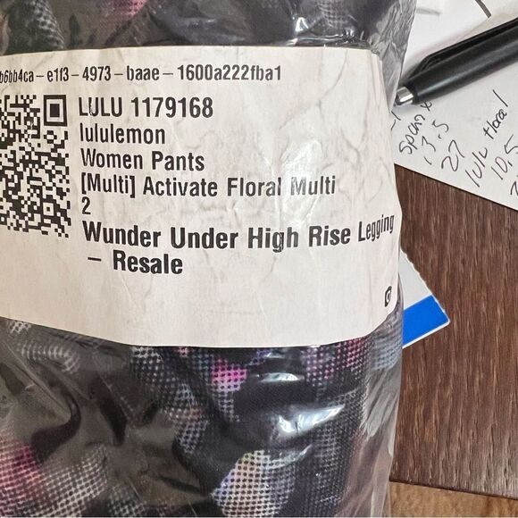 Lululemon High Rise Fast and Free Wunder Under Size 2 Multi Floral Print‎ - Picture 8 of 9